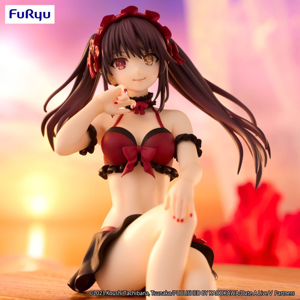 Date A Live Noodle Stopper PVC Statue Kurumi Tokisaki Swimsuit Ver. 15cm